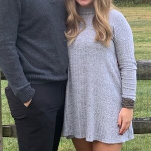 Target Mossimo gray long sleeve sweater dress